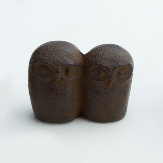 Owl paperweight "Pair"